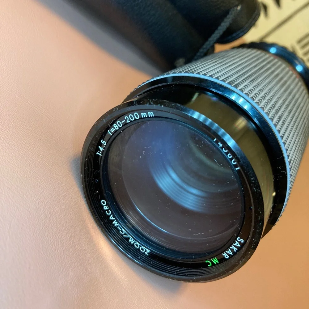 📷 VINTAGE 80-200MM Sakar Camera Lense 📸